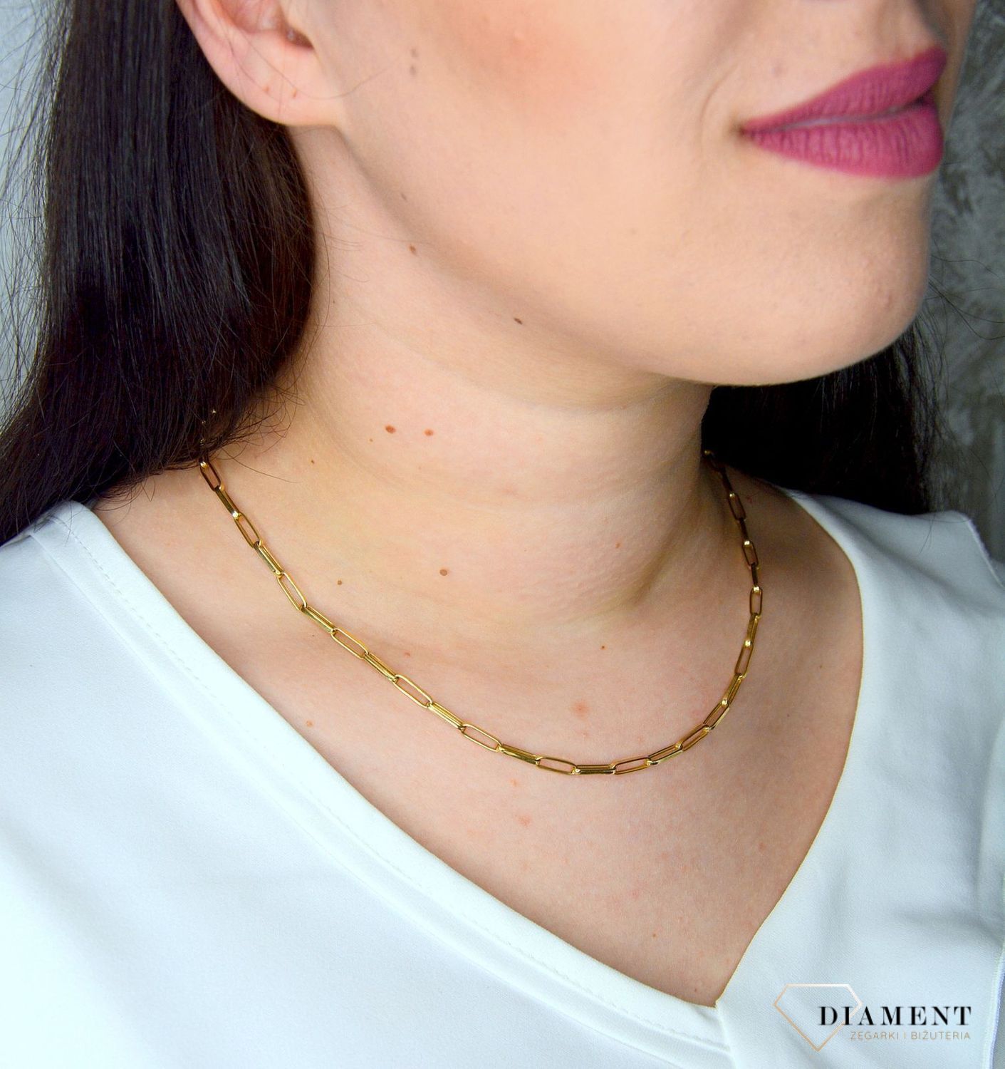 Złoty łańcuszek 585 długi ankier 4 mm DIA-LAN-3147-585 4mm (1).jpg